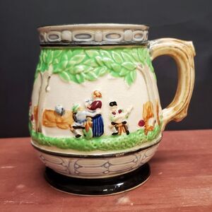 Vintage Majolica Japan Made Mug